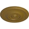 Ekena Millwork Raynor Ceiling Medallion (Fits Canopies up to 6"), Hand-Painted Gold, 20 5/8"OD x 1 3/8"P CM20BEGLS - alternate 4